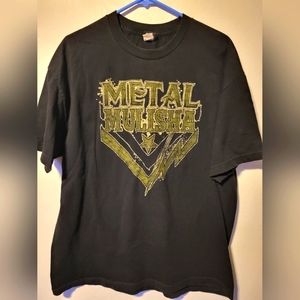 Men's Black XL Metal Mulisha Tshirt